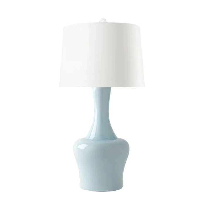 Rustic Table Lamps with Metal Bases for a Country - Style DecorRustic Table Lamps with Metal Bases for a Country - Style DecorMisty Blue Nadia Glazed Ceramic Table Lamp Base