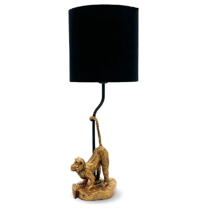 LED Table Lamps for Energy - Saving and Long - Lasting UseLED Table Lamps for Energy - Saving and Long - Lasting UseMonica Monkey Table Lamp Gold with Black Shade