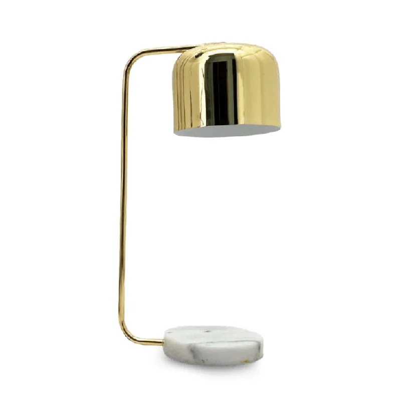 Table Lamps with Storage Compartments for Added FunctionalityTable Lamps with Storage Compartments for Added FunctionalityMueller Metal and Marble Table Lamp Gold and White