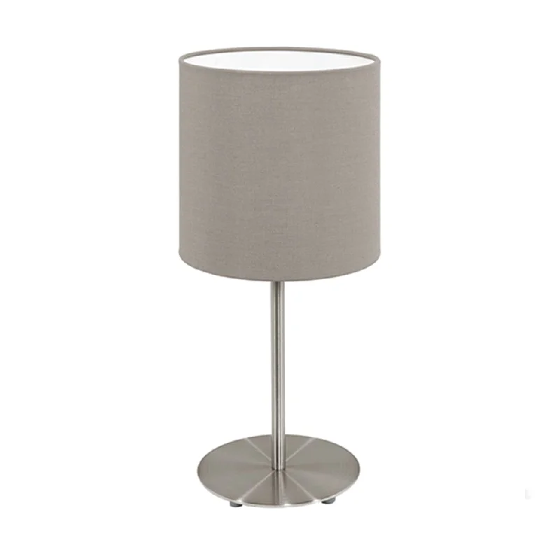 Adjustable Table Lamps for Task Lighting on DesksAdjustable Table Lamps for Task Lighting on DesksPasteri Metal and Fabric Table Lamp Taupe | White