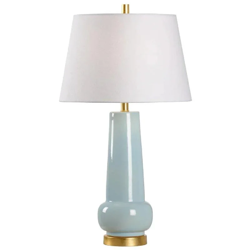 Elegant Table Lamps with Silk Shades for a Traditional BedroomElegant Table Lamps with Silk Shades for a Traditional BedroomRobin's Egg Blue Modern Gourd Table Lamp