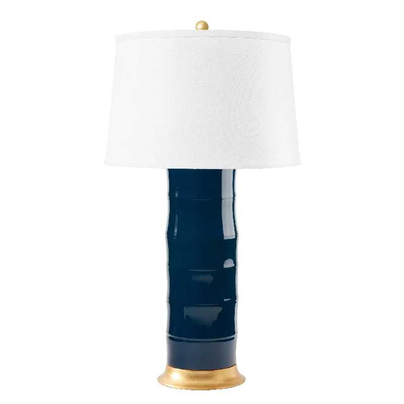 Modern Table Lamps with Minimalist Designs for a Clean LookModern Table Lamps with Minimalist Designs for a Clean LookSaigon Lamp with Shade in Navy Blue