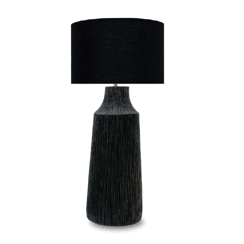 Table Lamps with Storage Compartments for Added FunctionalityTable Lamps with Storage Compartments for Added FunctionalitySenegal Resin Table Lamp Black