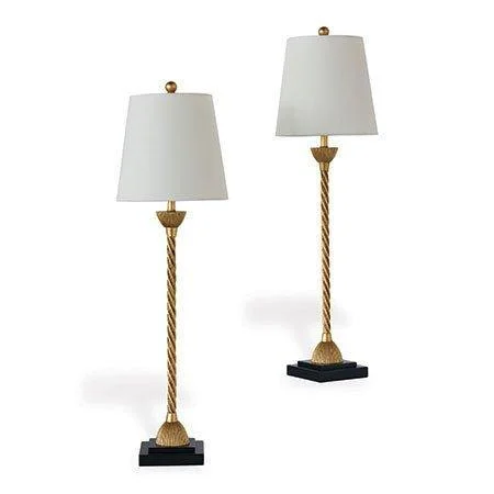 Color - Changing Table Lamps for Creating a Dynamic Lighting AtmosphereColor - Changing Table Lamps for Creating a Dynamic Lighting AtmosphereSet of Two Gold Buffet Lamps With Black Bases