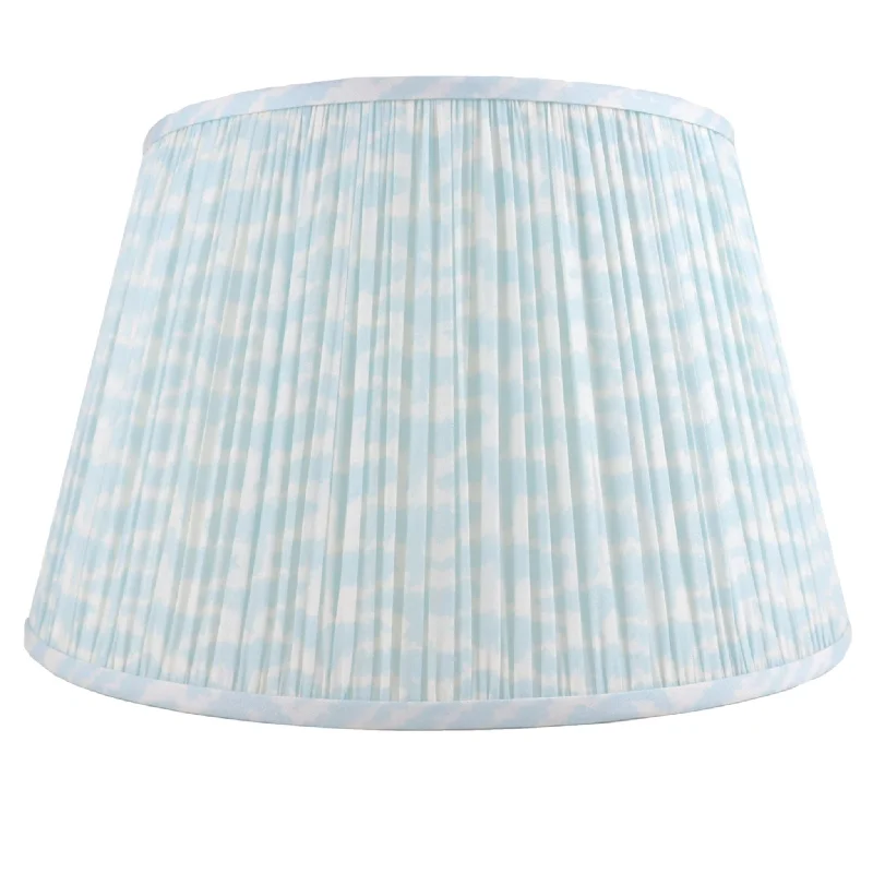 Elegant Table Lamps with Silk Shades for a Traditional BedroomElegant Table Lamps with Silk Shades for a Traditional BedroomSierra Printed Lampshade in Aqua