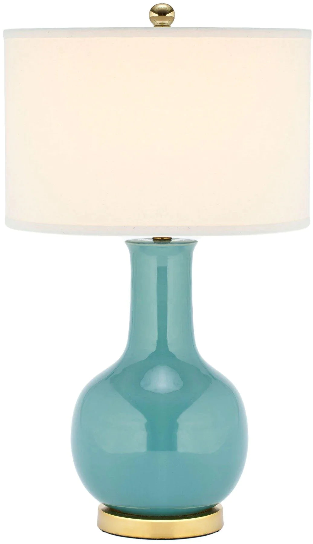 Modern Table Lamps with Minimalist Designs for a Clean LookModern Table Lamps with Minimalist Designs for a Clean LookSky Blue Glazed Ceramic Gourd Table Lamp