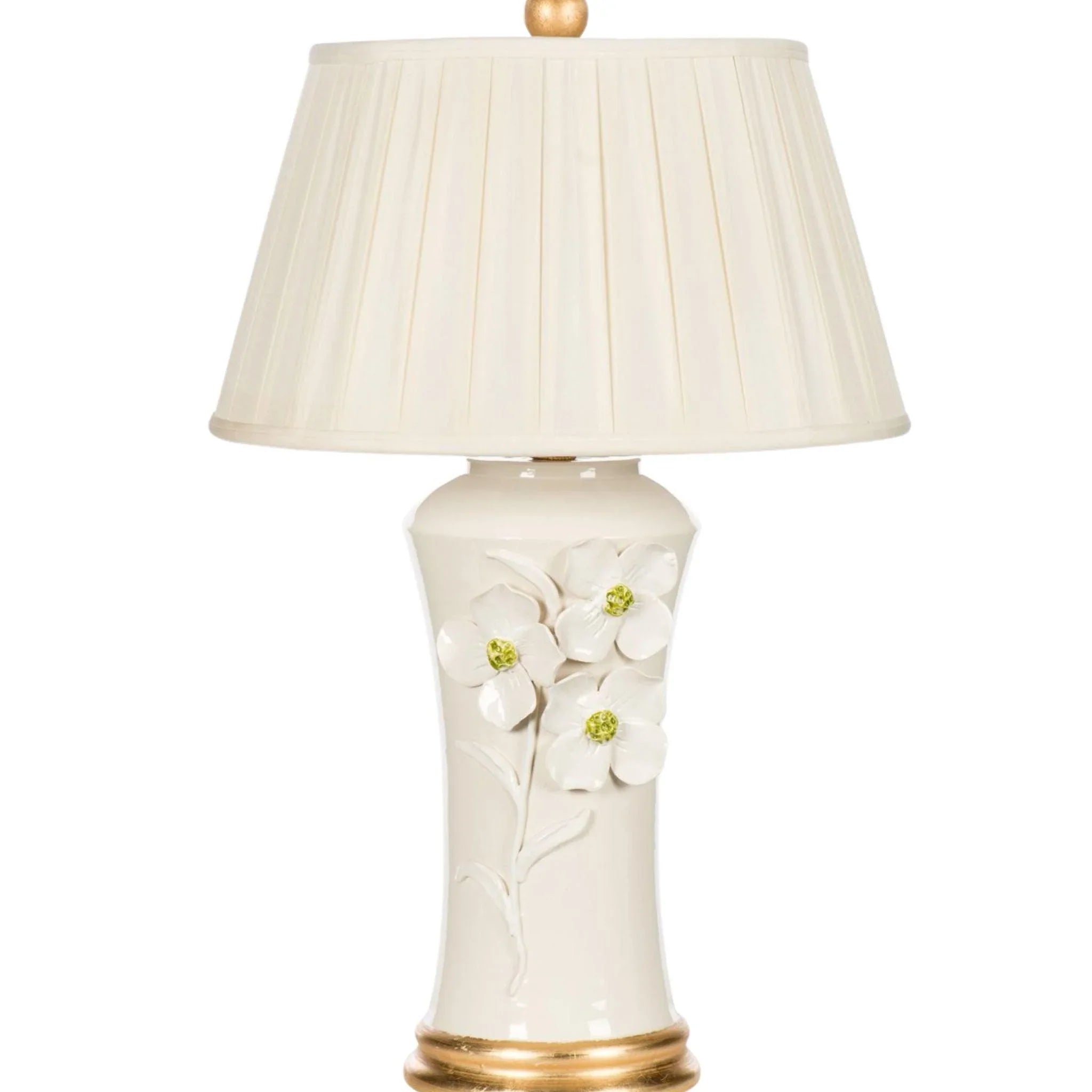 Small Table Lamps for Nightstands in Compact BedroomsSmall Table Lamps for Nightstands in Compact BedroomsSpring Flowers White Ceramic Table Lamp with Gold Base