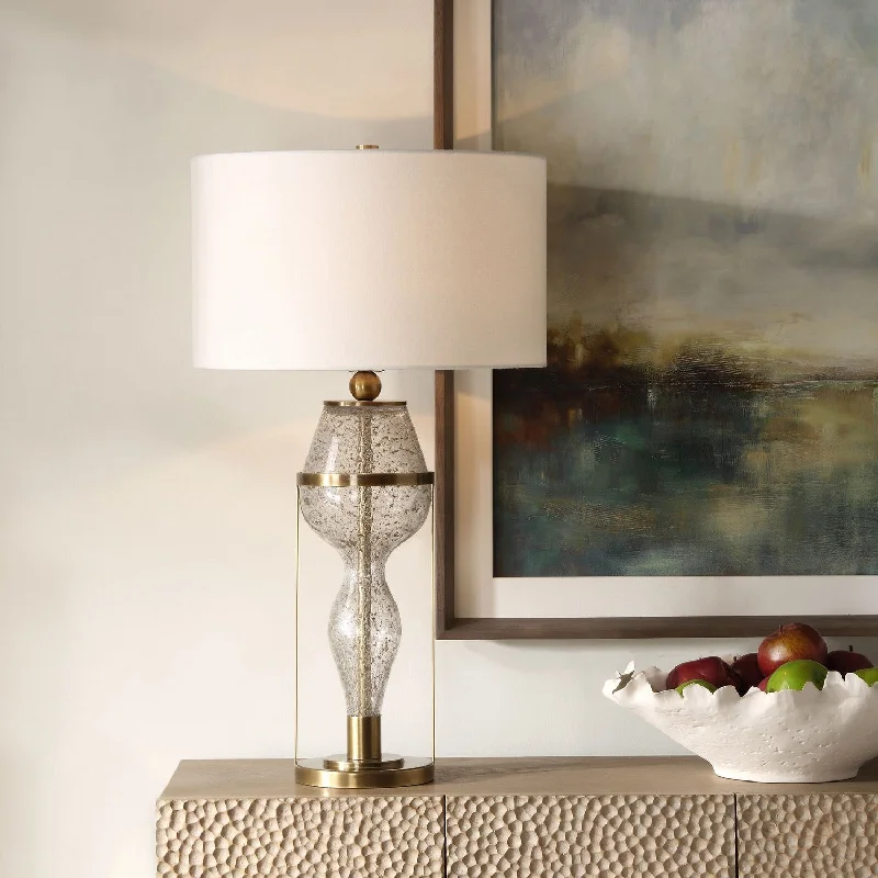 Elegant Table Lamps with Silk Shades for a Traditional BedroomElegant Table Lamps with Silk Shades for a Traditional BedroomOut Of Time One Light Table Lamp