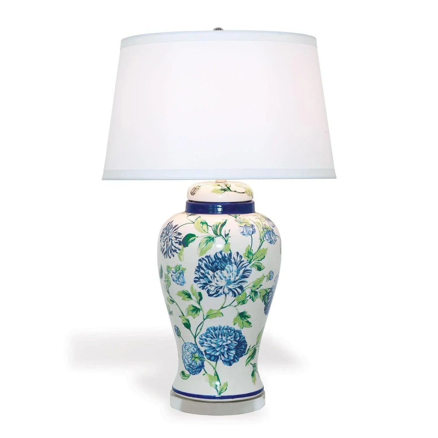 Small Table Lamps for Nightstands in Compact BedroomsSmall Table Lamps for Nightstands in Compact BedroomsWilliamsburg Collection Blue, Green, and White Floral Table Lamp