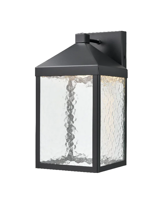 Wall Lamps with a Matte Gold Finish for a Touch of LuxuryWall Lamps with a Matte Gold Finish for a Touch of LuxuryAaron Outdoor Wall Lamp - Powder Coated Black - Clear Textured Glass - 11W Integrated LED Module - 900 Lm - 9in. Extension - 3000K Warm White