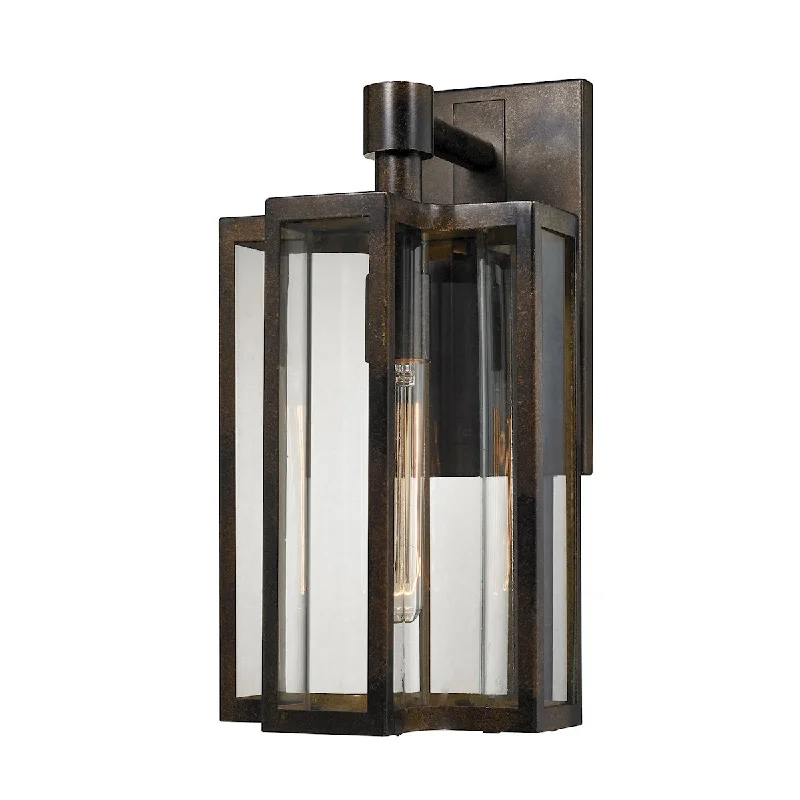 Wall Lamps with a Matte Gold Finish for a Touch of LuxuryWall Lamps with a Matte Gold Finish for a Touch of LuxuryBianca 1-Light Outdoor Wall Lamp in Hazelnut Bronze ELK Lighting 45145/1