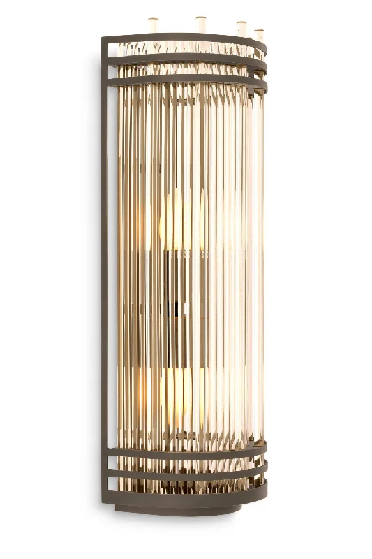 Sconce - Style Wall Lamps for a Classic and Elegant Look in HallwaysSconce - Style Wall Lamps for a Classic and Elegant Look in HallwaysBronze Glass Wall Lamp | Eichholtz Gulf L