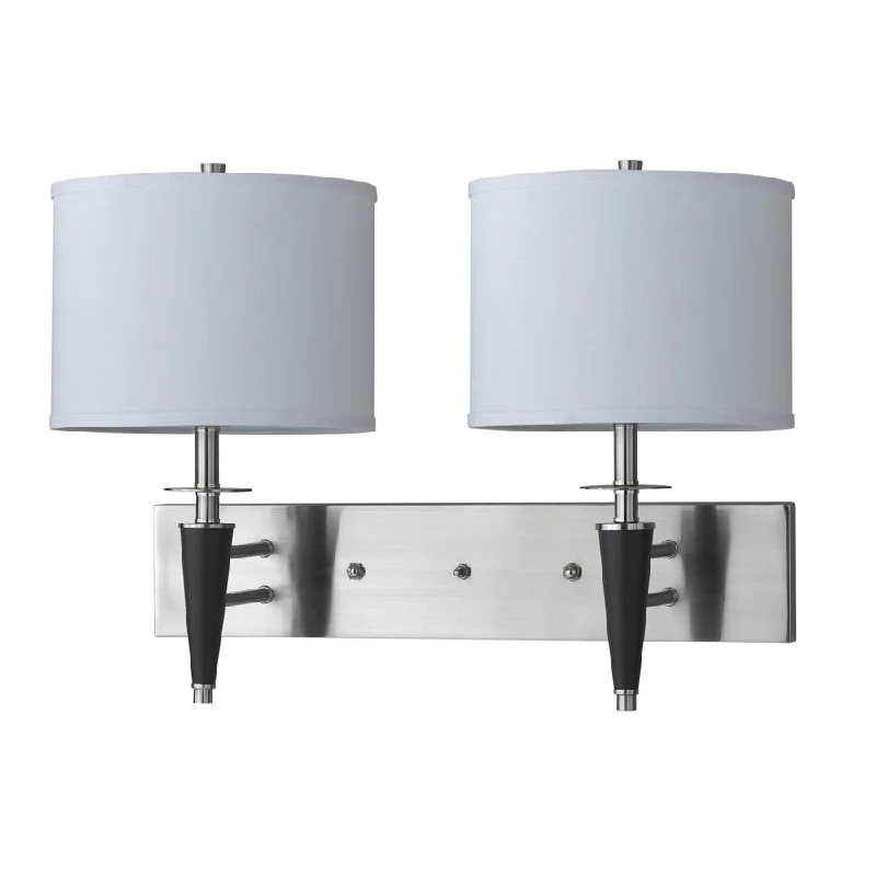 Sconce - Style Wall Lamps for a Classic and Elegant Look in HallwaysSconce - Style Wall Lamps for a Classic and Elegant Look in HallwaysCal Lighting LA-8002W2L-1BS 60Wx2 Wl Lamp With 3W