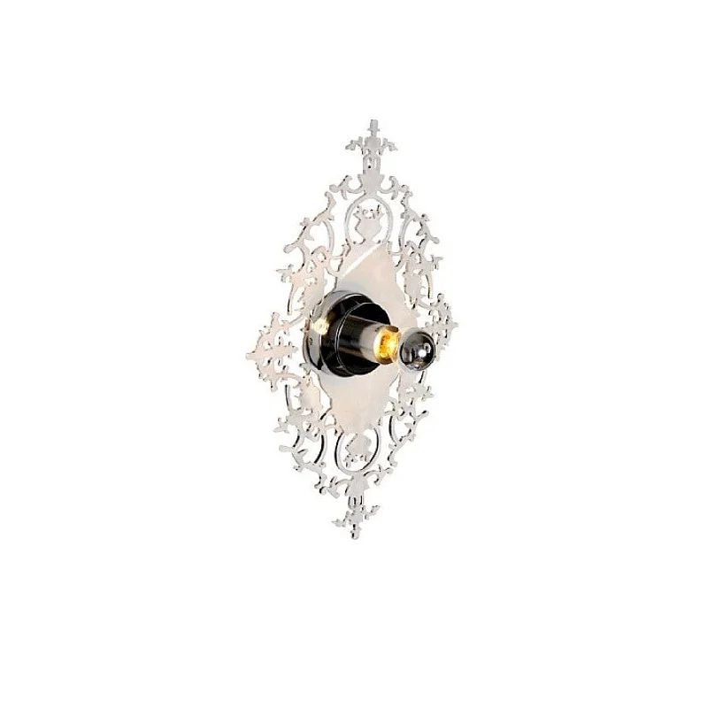 LED Wall Lamps with a Frosted Glass Finish for Soft Light DiffusionLED Wall Lamps with a Frosted Glass Finish for Soft Light DiffusionControl Brand Baroque Reflection Wall Sconce