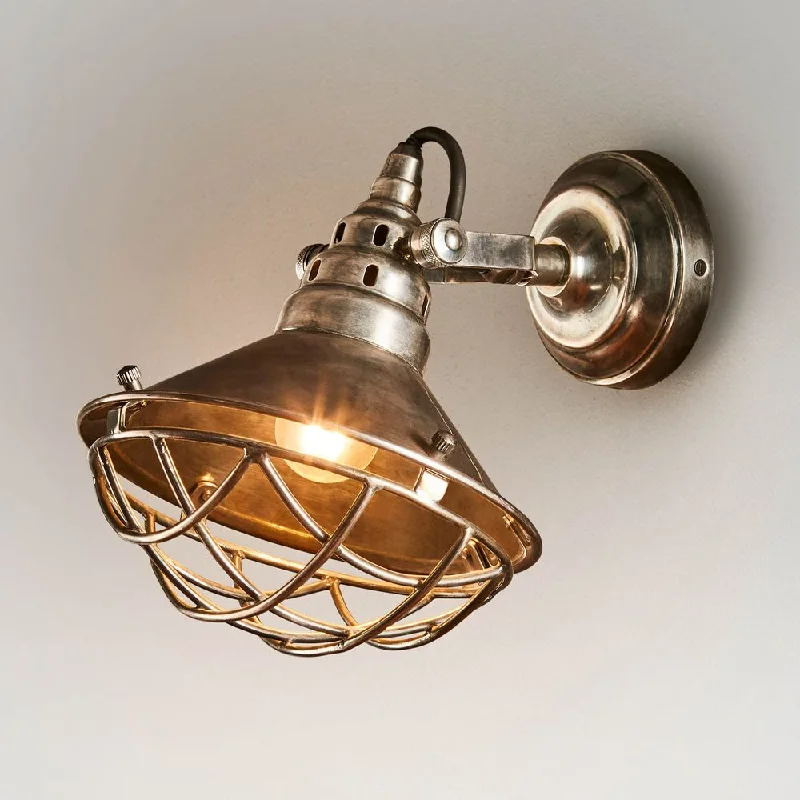 Art - Deco Wall Lamps with Geometric Patterns for a Retro AppealArt - Deco Wall Lamps with Geometric Patterns for a Retro AppealTwain Wall Lamp in Silver