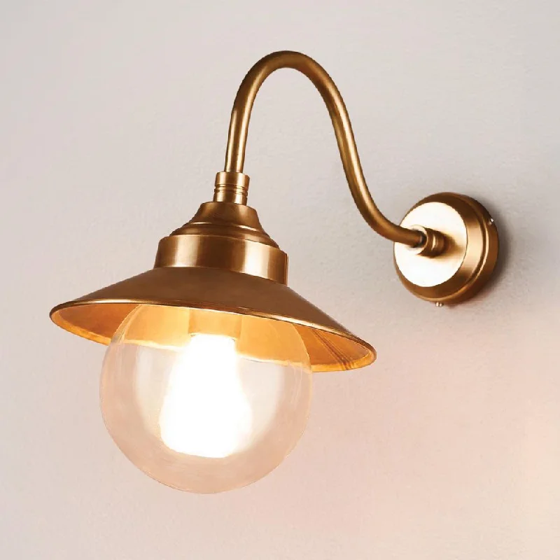 Industrial Wall Lamps with Exposed Bulbs for a Factory - Chic VibeIndustrial Wall Lamps with Exposed Bulbs for a Factory - Chic VibeZermatt Wall lamp in antique brass