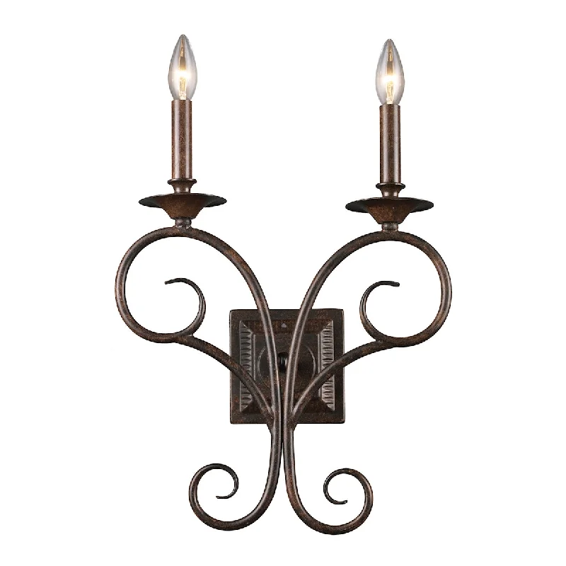 Sconce - Style Wall Lamps for a Classic and Elegant Look in HallwaysSconce - Style Wall Lamps for a Classic and Elegant Look in HallwaysGloucester 2-Light Wall Lamp in Weathered Bronze ELK Lighting