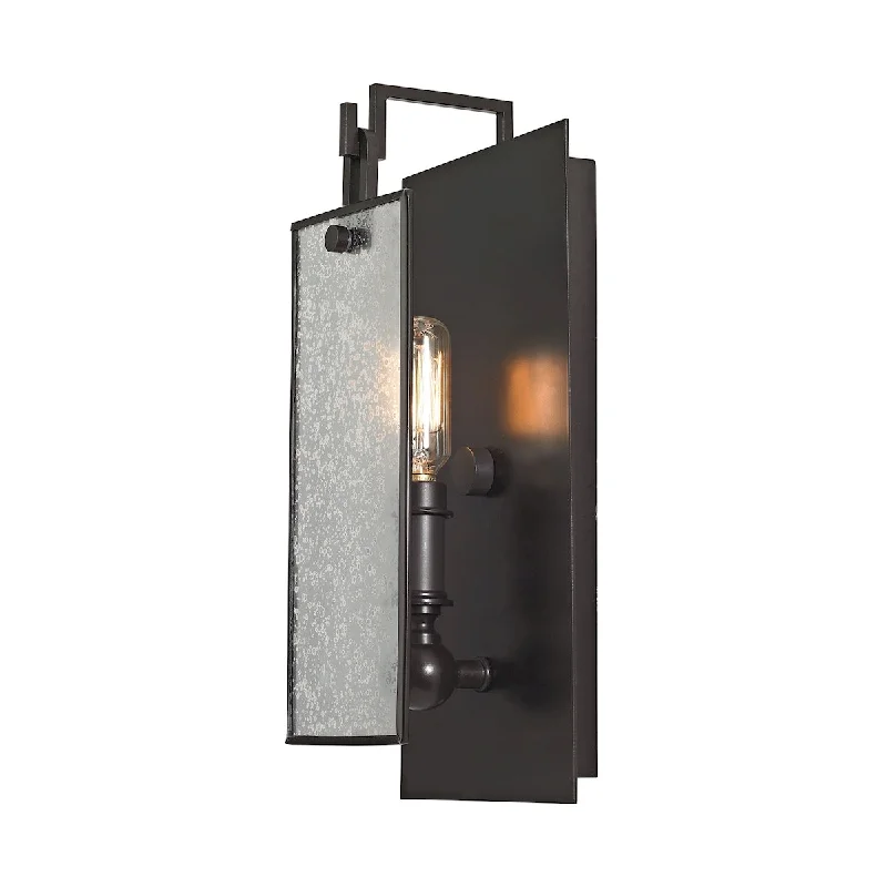 Outdoor Wall Lamps with Weather - Resistant Materials for GardensOutdoor Wall Lamps with Weather - Resistant Materials for GardensLindhurst 1-Light Swingarm Wall Lamp in Oil Rubbed Bronze with Glass Panel ELK Lighting