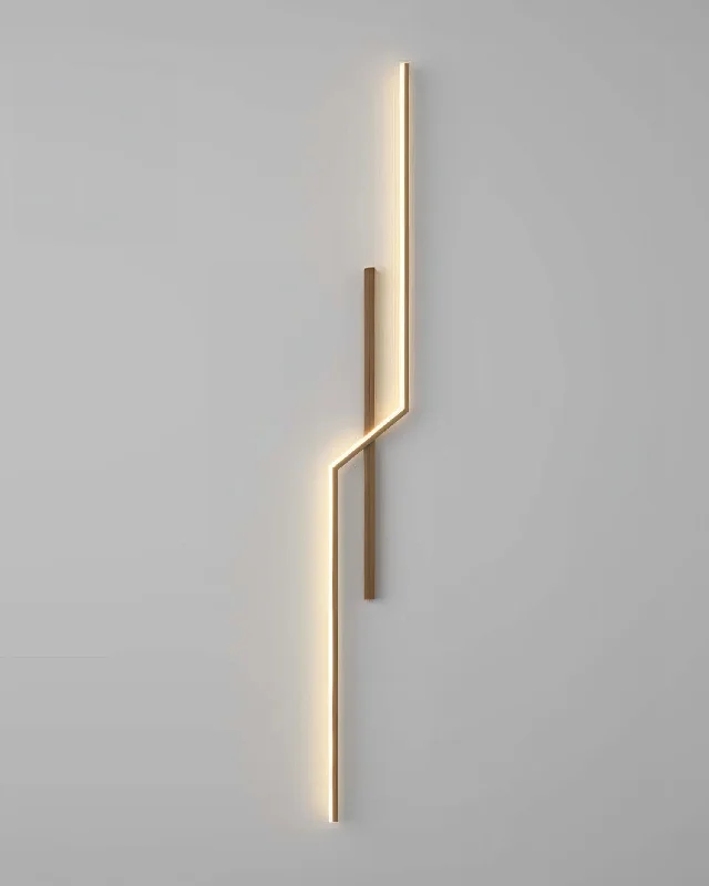 LED Wall Lamps with a Frosted Glass Finish for Soft Light DiffusionLED Wall Lamps with a Frosted Glass Finish for Soft Light DiffusionLinear Wood Grain LED Wall Lamp