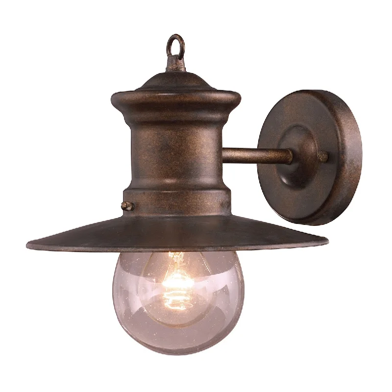 Sconce - Style Wall Lamps for a Classic and Elegant Look in HallwaysSconce - Style Wall Lamps for a Classic and Elegant Look in HallwaysMaritime 1-Light Outdoor Wall Lamp in Hazelnut Bronze ELK Lighting