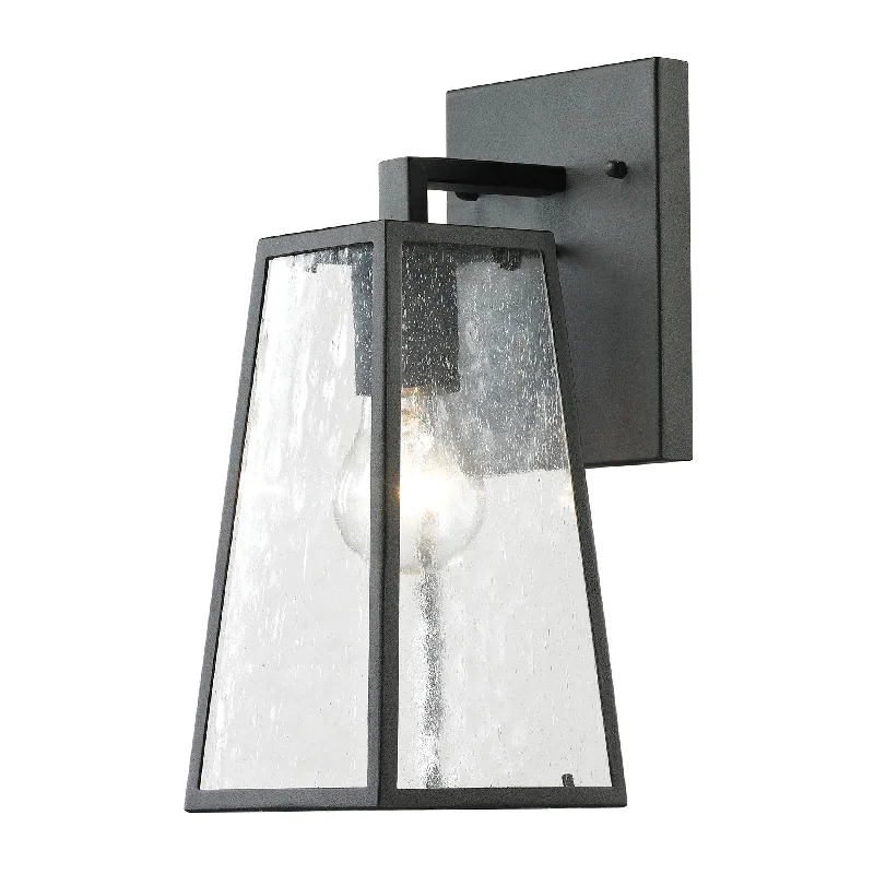 LED Wall Lamps with a Frosted Glass Finish for Soft Light DiffusionLED Wall Lamps with a Frosted Glass Finish for Soft Light DiffusionMeditterano 1-Light Outdoor Wall Lamp in Matte Black - Small ELK Lighting