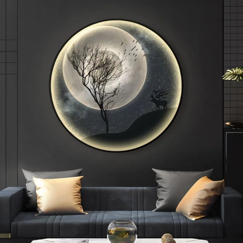 Wall Lamps with Dimmer Switches for Customizable LightingWall Lamps with Dimmer Switches for Customizable LightingMoonshine Illuminated Art