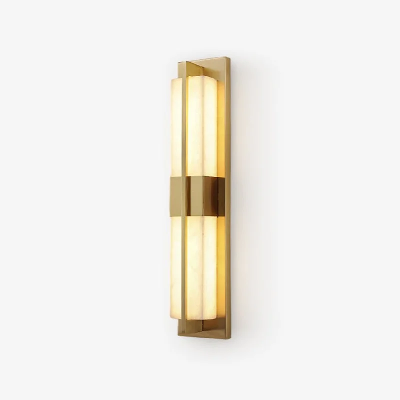 Wall Lamps with a Matte Gold Finish for a Touch of LuxuryWall Lamps with a Matte Gold Finish for a Touch of LuxuryRectangular Alabaster Brass Wall Sconce