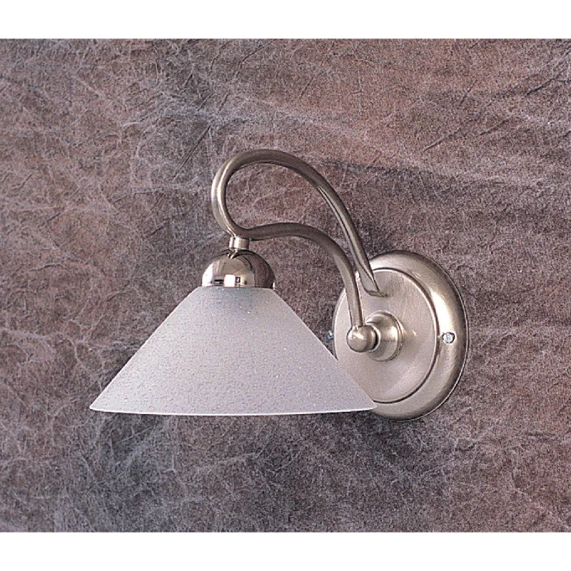 Motion - Sensing Wall Lamps for Hands - Free Illumination in StairwaysMotion - Sensing Wall Lamps for Hands - Free Illumination in StairwaysSATIN NICKEL FINISH with SATIN GLASS ELK Lighting