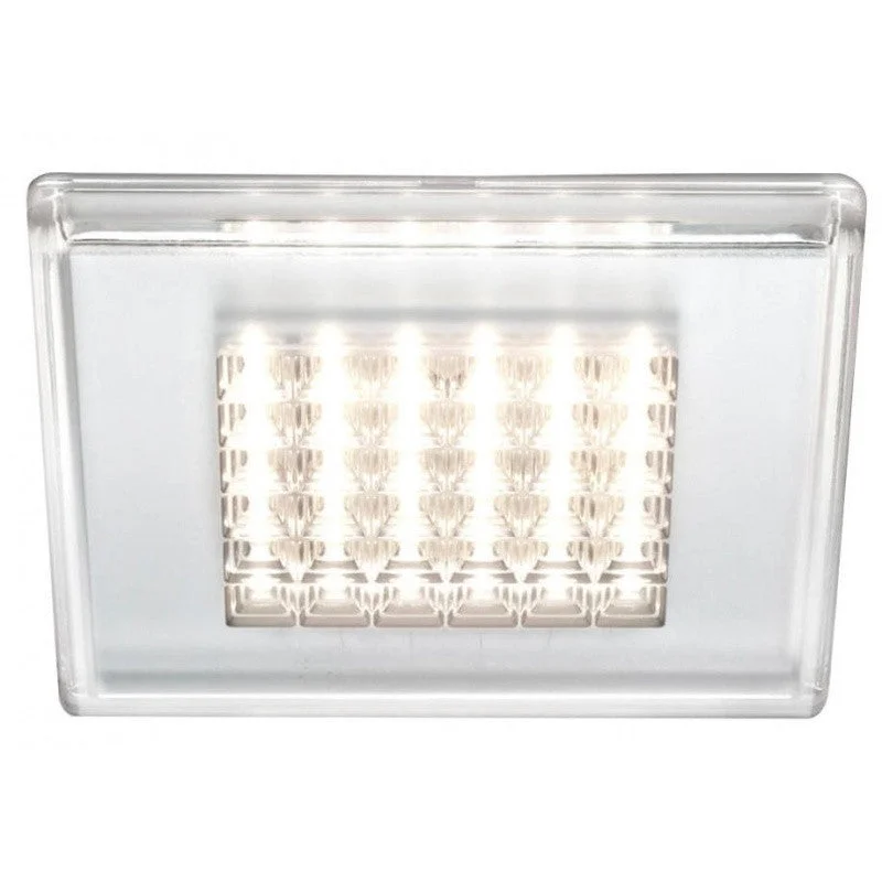 LED Wall Lamps with a Frosted Glass Finish for Soft Light DiffusionLED Wall Lamps with a Frosted Glass Finish for Soft Light DiffusionWall lamp / Ceiling lamp Fabbian Quadriled F18 G01 00